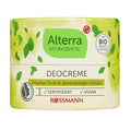 Alterra Natural Deodorant Cream with Shea Butter, Vegan & Dermatologically Approved - 1.69 fl oz