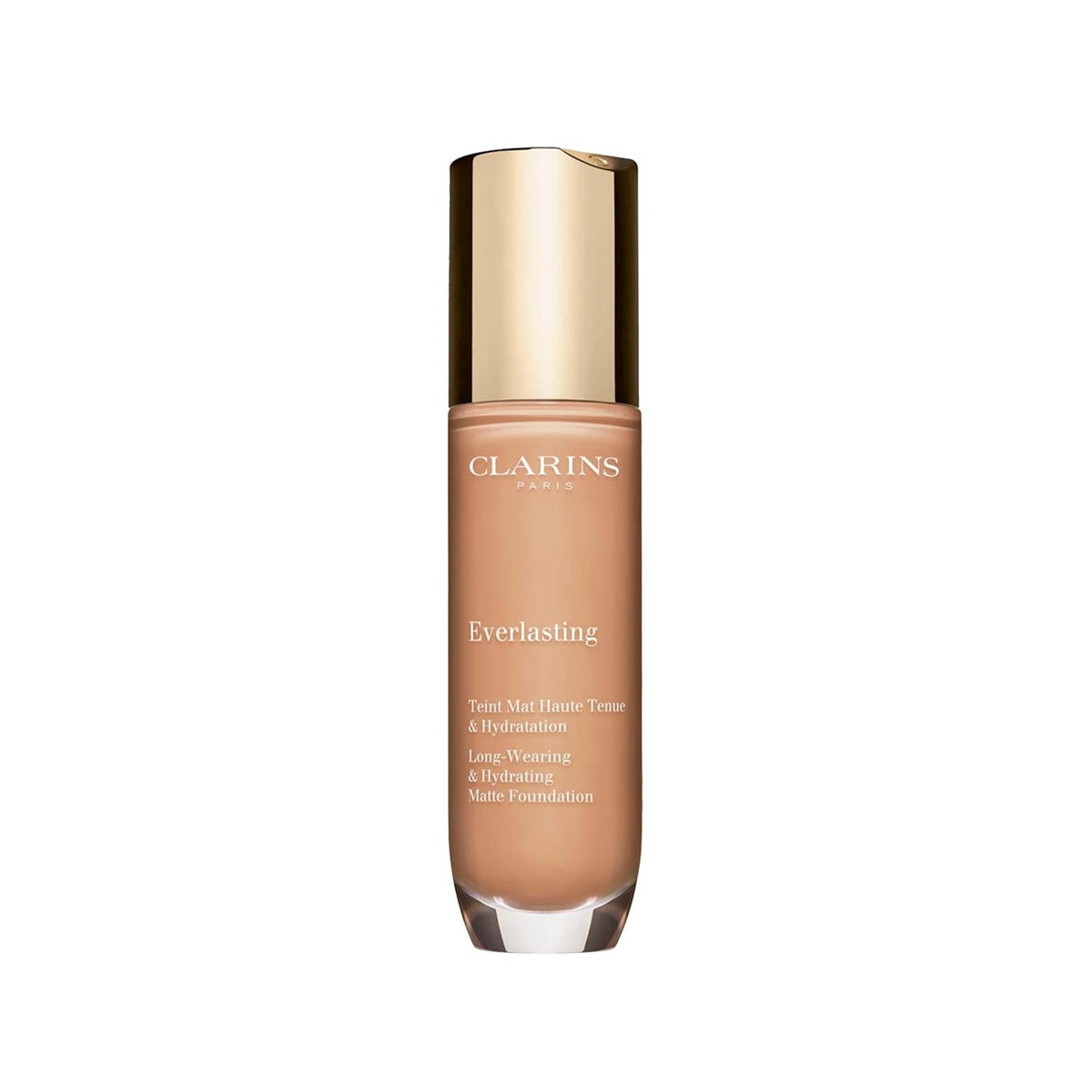 Clarins Everlasting 109C: Moisturizing Matte Liquid Foundation - Long Lasting Makeup, Flawless Finish, Shade 109C, 1.01 fl oz