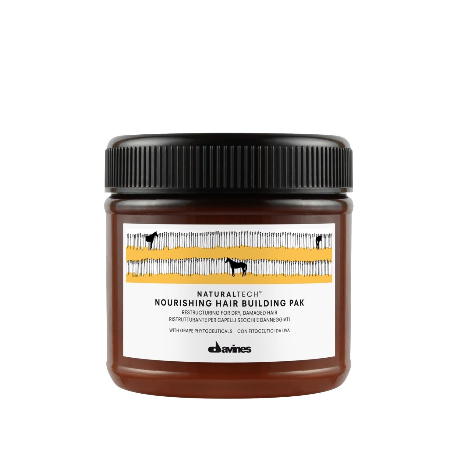 Davines Nourishing Hair Mask - Repair Dry Damaged Hair with 250ml Intensive Treatment