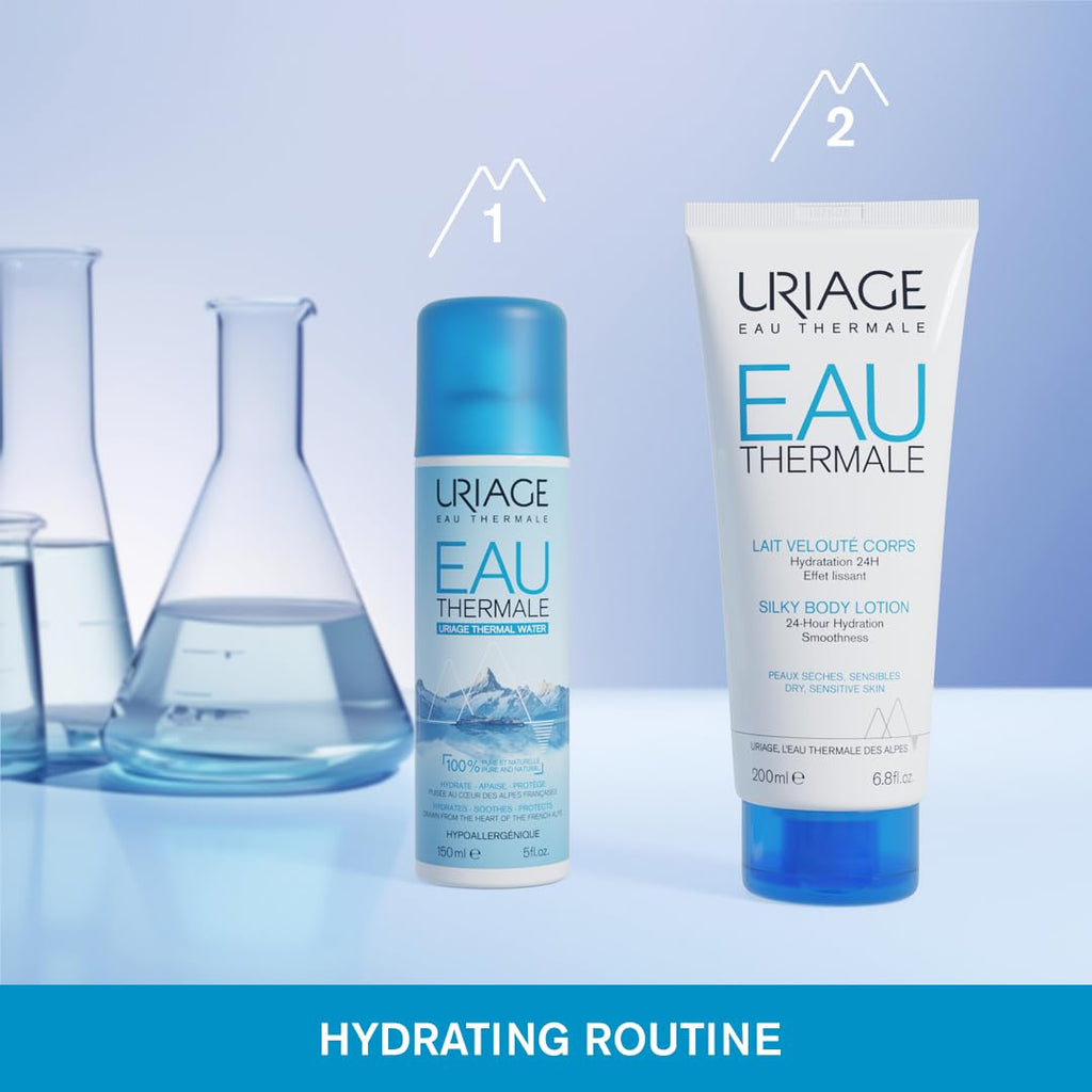 Uriage Eau Thermale Thermal Spring Water Spray - Natural Hydrating Skincare for Sensitive Skin, 5.07 fl oz