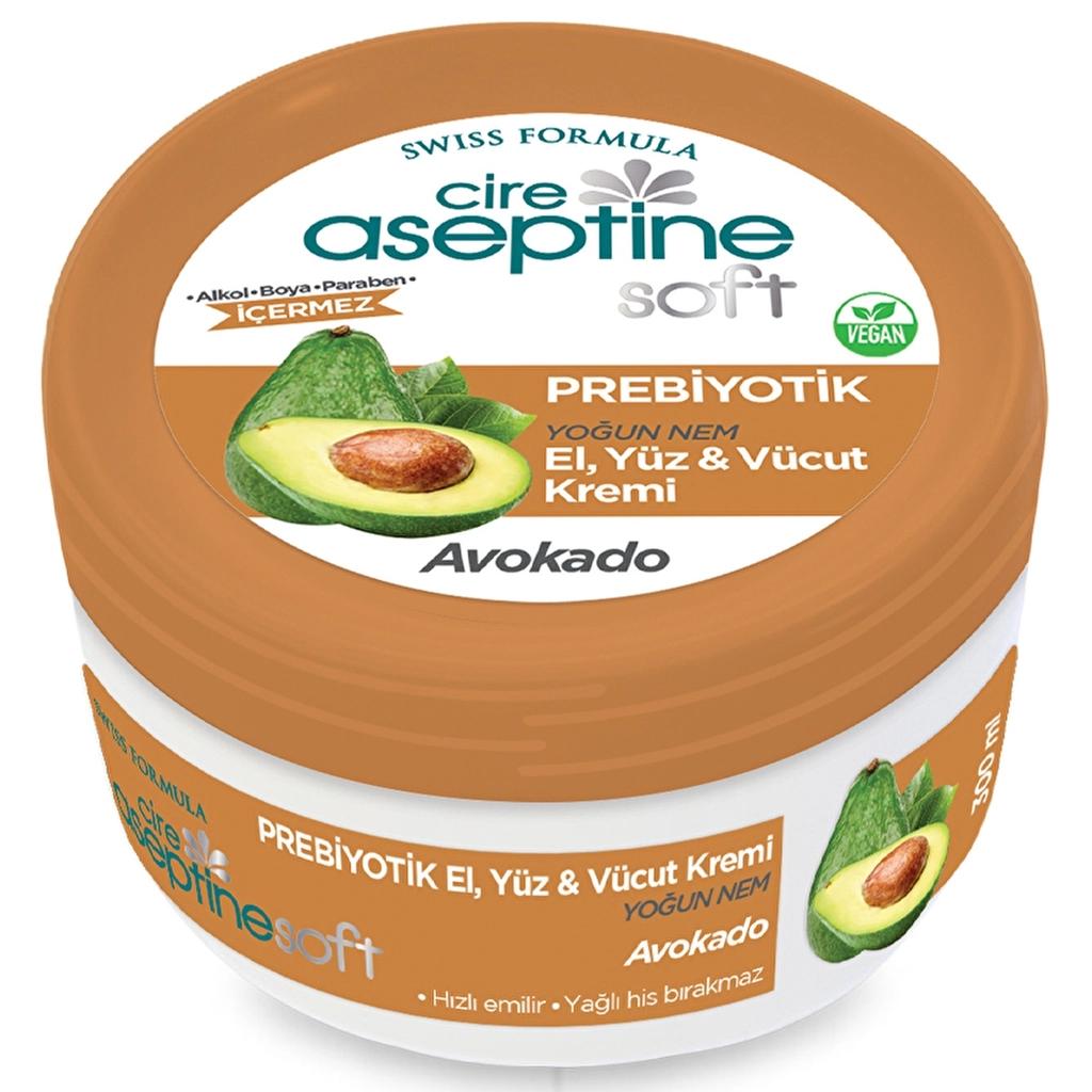 Cire Aseptine Soft Avocado Prebiotic Moisturizing Cream 300 ml