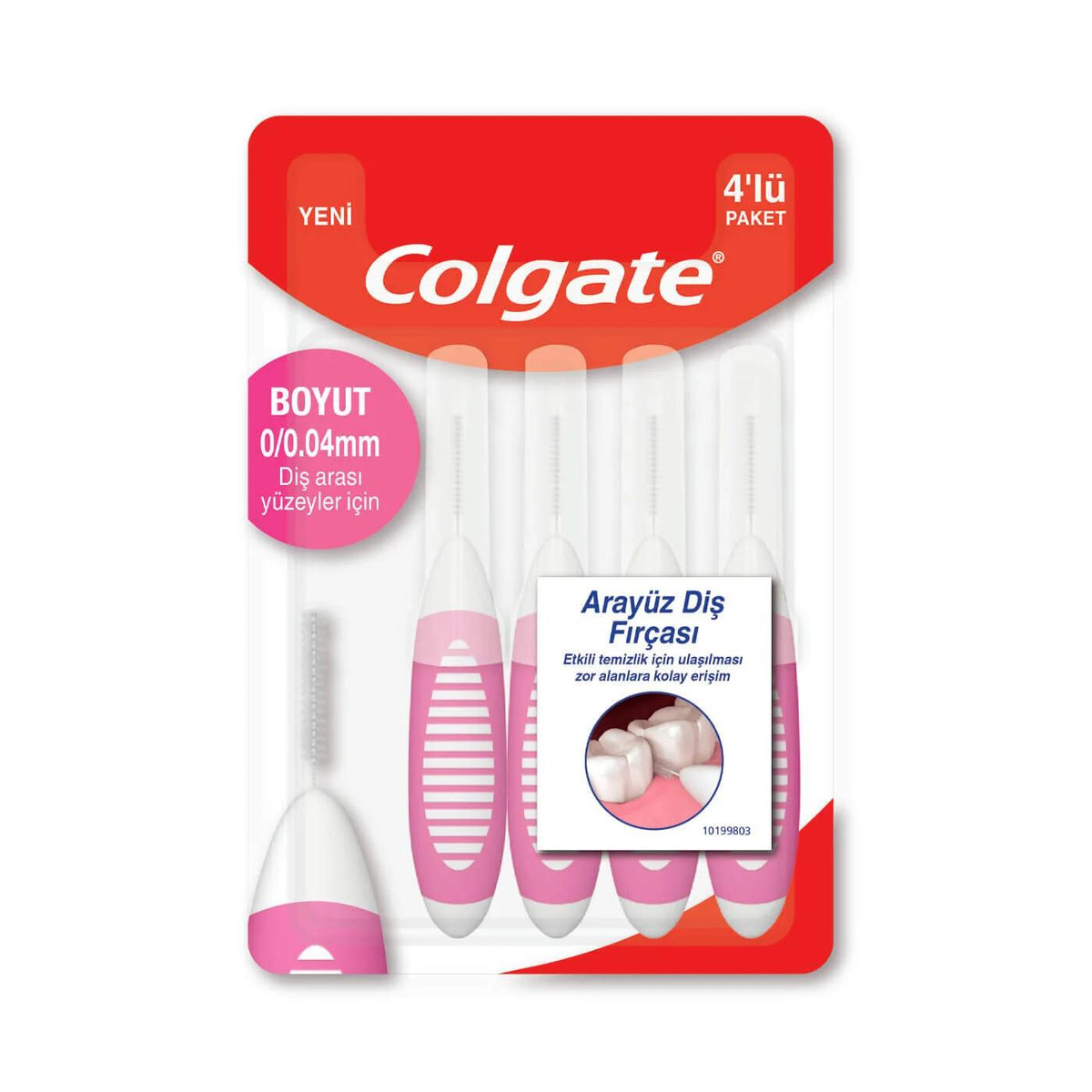Colgate Interdental Brush 4mm for Deep Cleaning 1pc