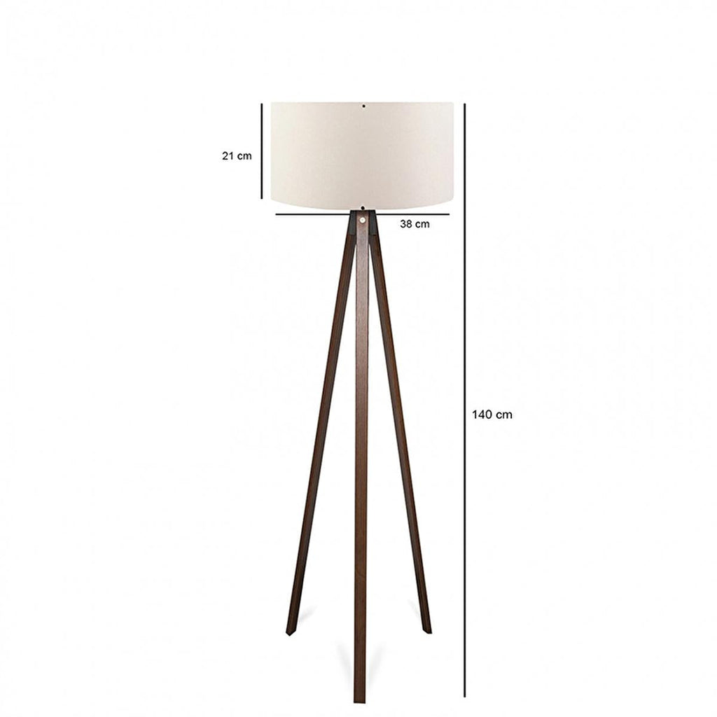 Homing Table Lamp - Adjustable LED Decorative Lighting with E27 Socket, Cream Shade