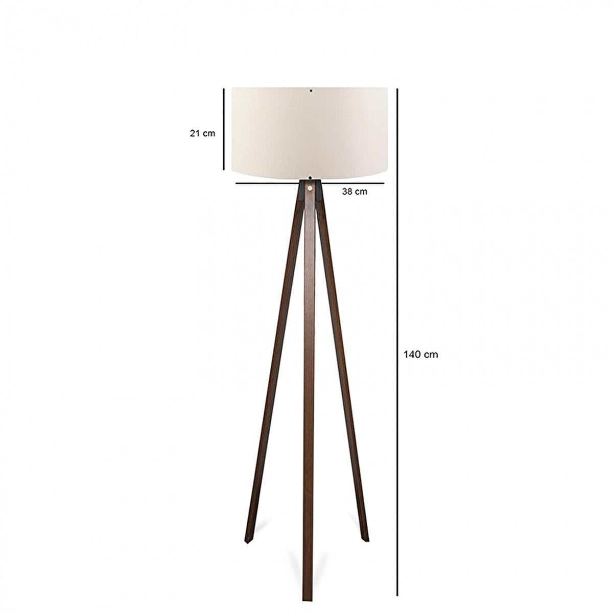 Homing Table Lamp - Adjustable LED Decorative Lighting with E27 Socket, Cream Shade