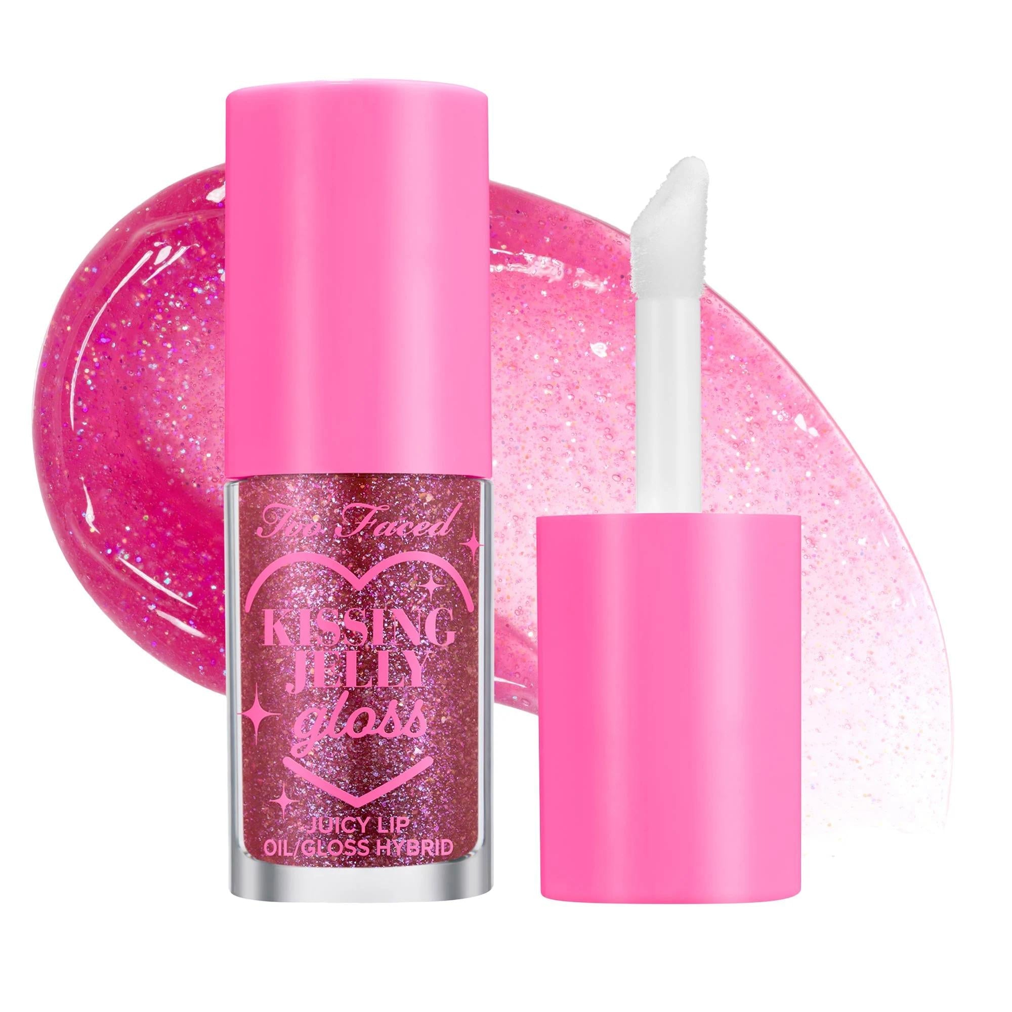 Kissing Jelly: Moisturizing Lip Oil Gloss - Non-Sticky, Vegan & Cruelty-Free with Jojoba & Sunflower Oil | Hydrating Lip Shine