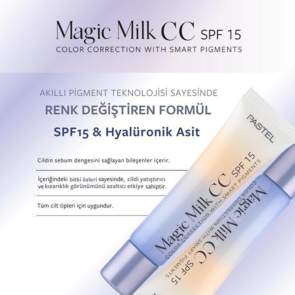 Pastel CC Cream SPF 15 - Skin Tone Evening, Moisturizing & Sun Protection