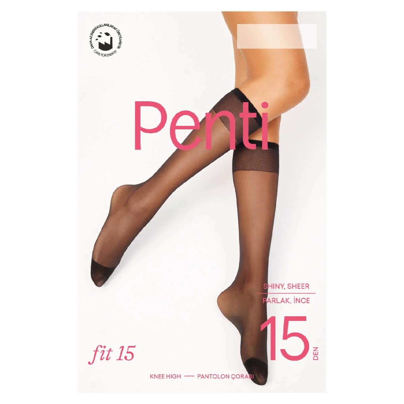 Penti Fit 15 Trouser Socks Sheer Matte Knee-Highs 1 Pair