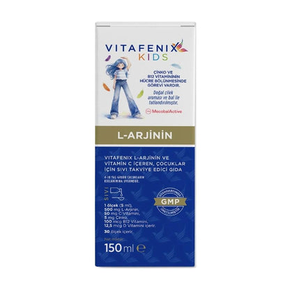 Vitadenix Kids L-Arginine Liquid Supplement 150 ml