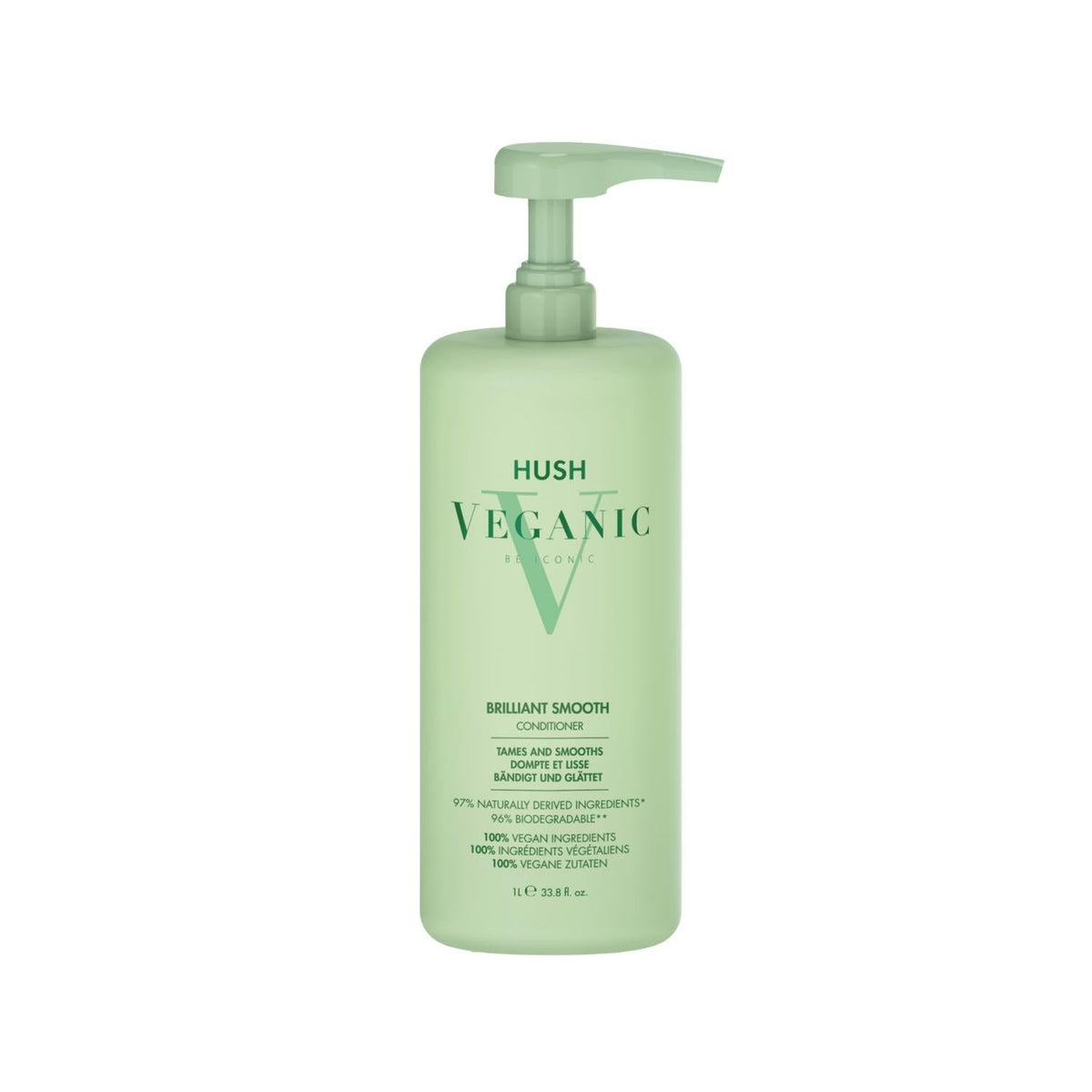Hush Veganic Brilliant Smooth Frizz Control Conditioner 1000 ml
