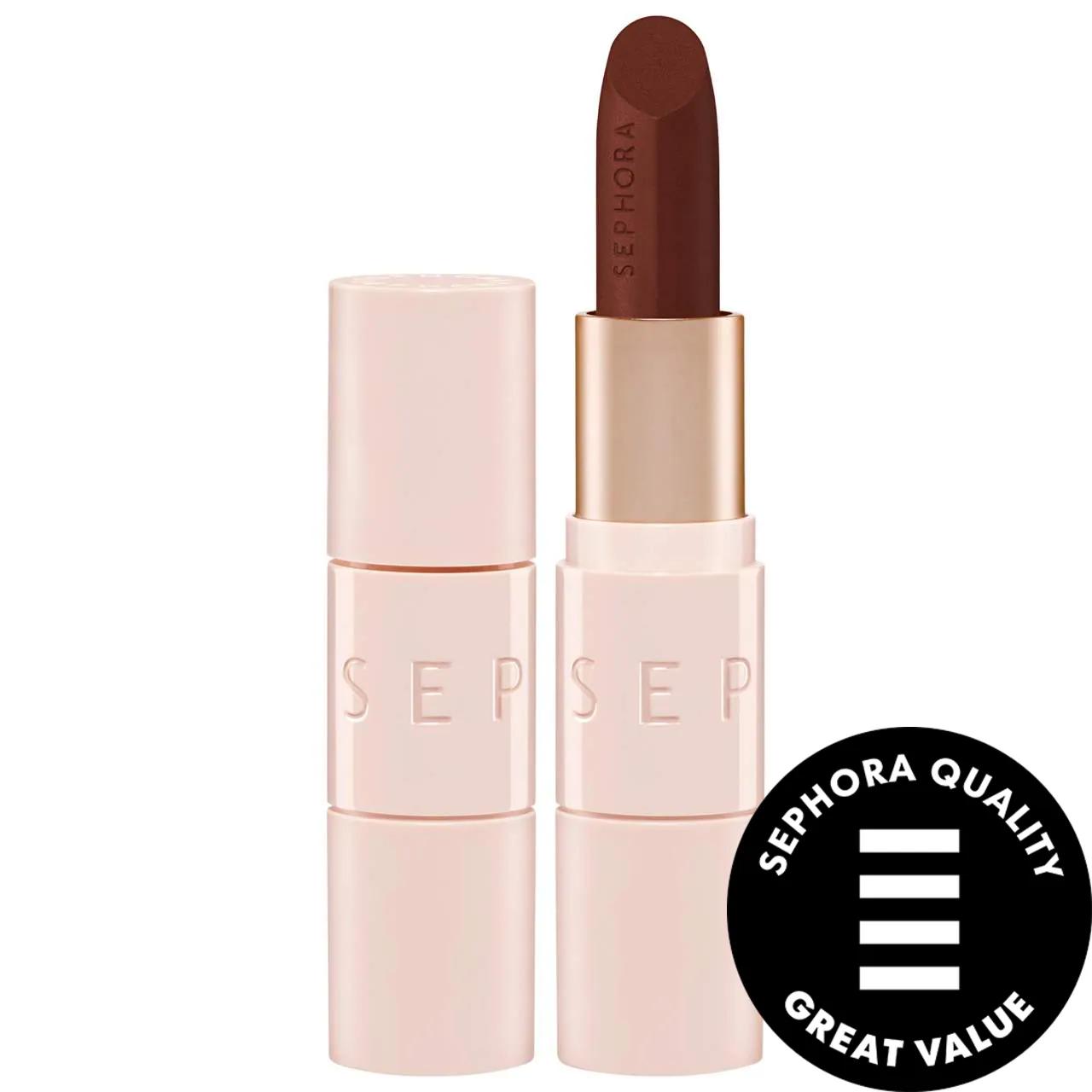 Huda Beauty Matte Velvet Lipstick - Vegan, Long-Lasting Lip Color with Hyaluronic Acid