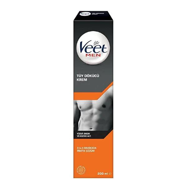 Veet Men Hair Removal Cream for Sensitive Skin - 6.76 fl oz, Quick & Easy Hair Removal for Men