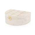 Eklips Velvet Keepsake Box: Elegant Decorative Storage Chest for Bridal & Wedding Treasures - Satin Lined