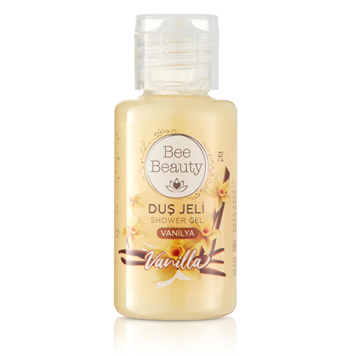 Bee Beauty Vanilla Shower Gel - 35ml Travel Size - Refreshing, Skin-Renewing Body Wash for On-The-Go Cleanse