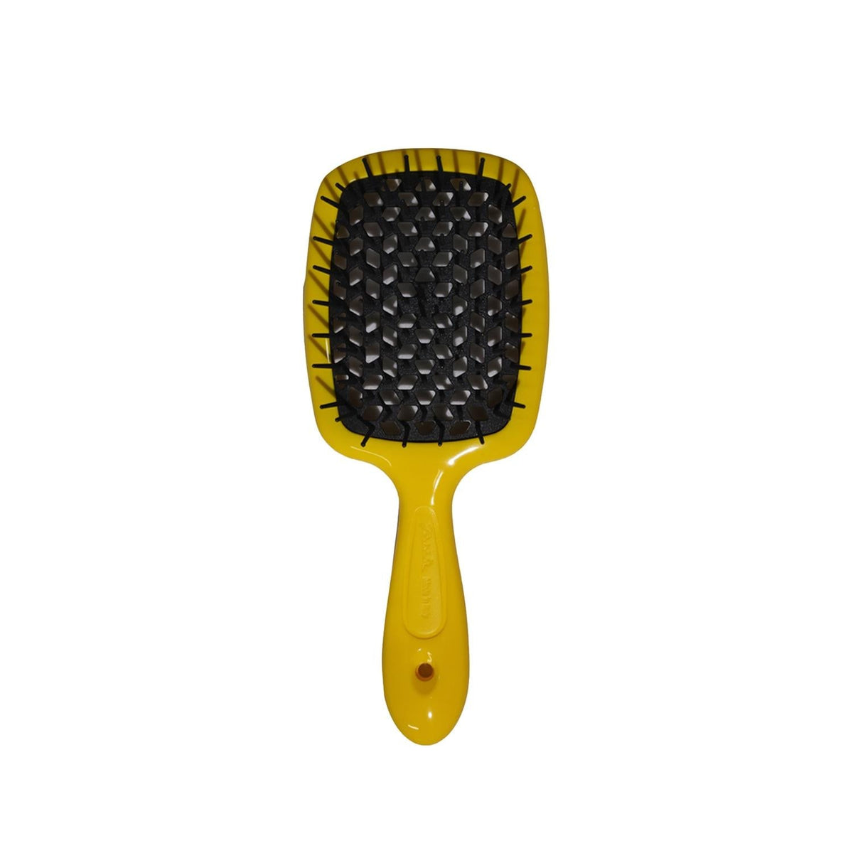 Janeke Superbrush Detangling Hairbrush Yellow & Black