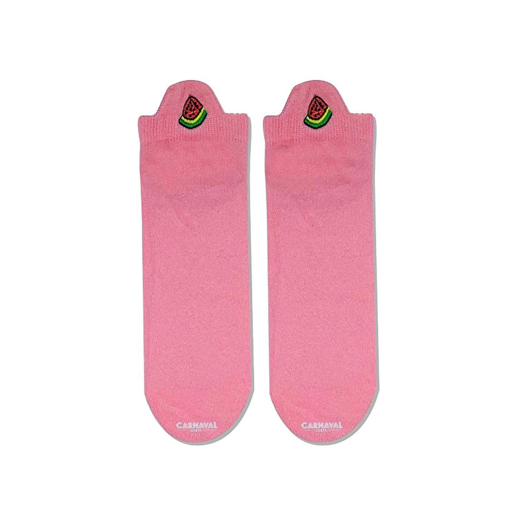 Carnaval Socks: 5-Pack Colorful Fruit Cotton Socks - Fun, Novelty, Patterned - Comfortable Everyday Gift Socks