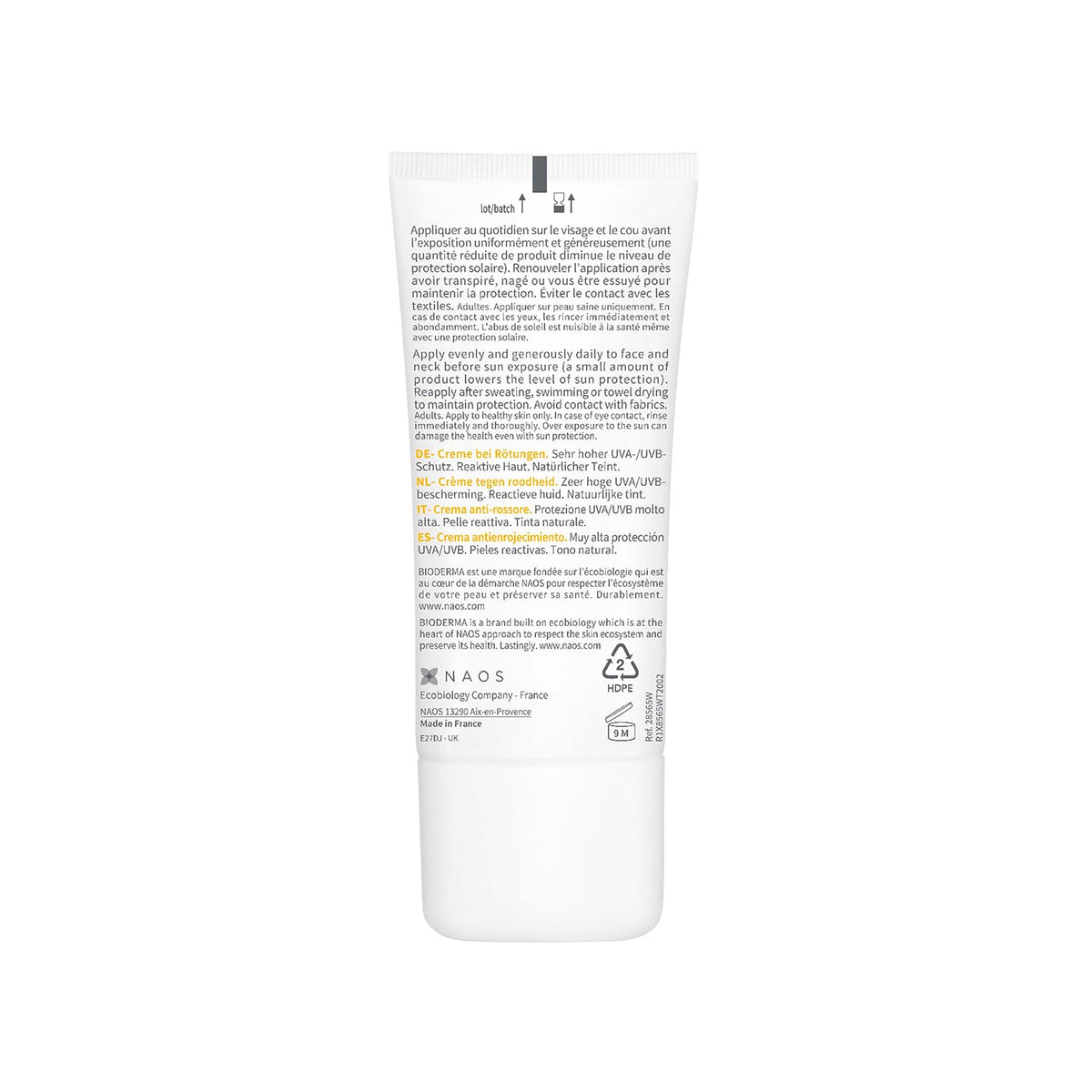 Bioderma Sunscreen for Sensitive Skin - SPF 50+, Fragrance-Free, Water-Resistant - 1.01 fl oz