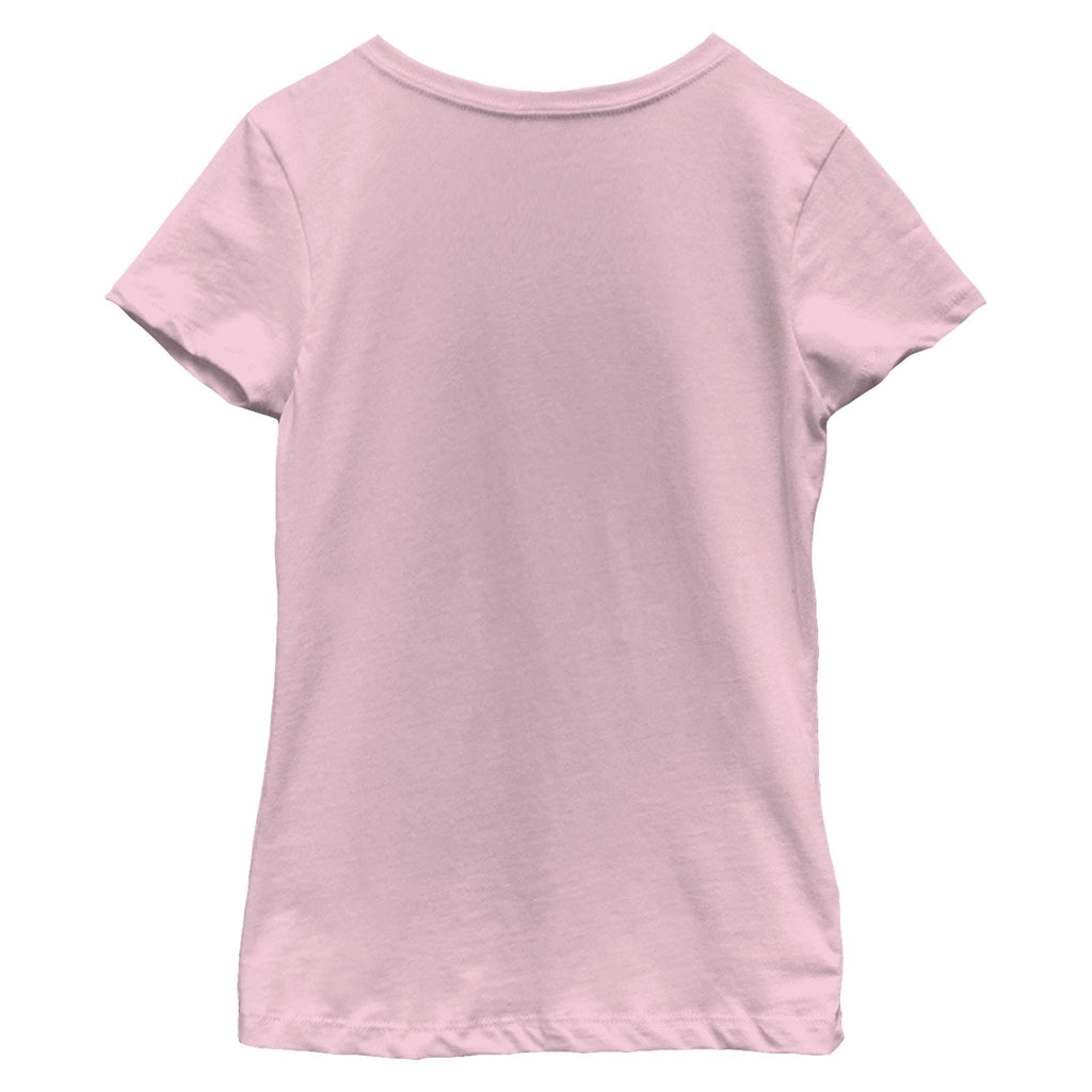 Marvel Girls Classic Be Amazing Short Sleeve Tee Light Pink Size XS