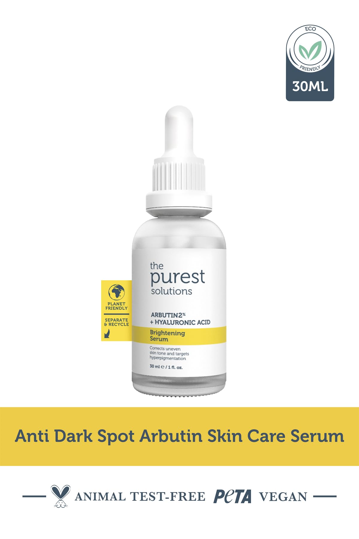 The Purest Solutions Skincare Serum Set - Brightening & Anti-Aging Benefits with Arbutin, Hyaluronic Acid, Retinol, and Ceramide