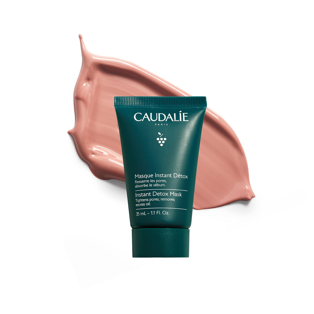 Caudalie Instant Detox Mask - Natural Face Mask for Detoxifying and Purifying Skin, 35 ml