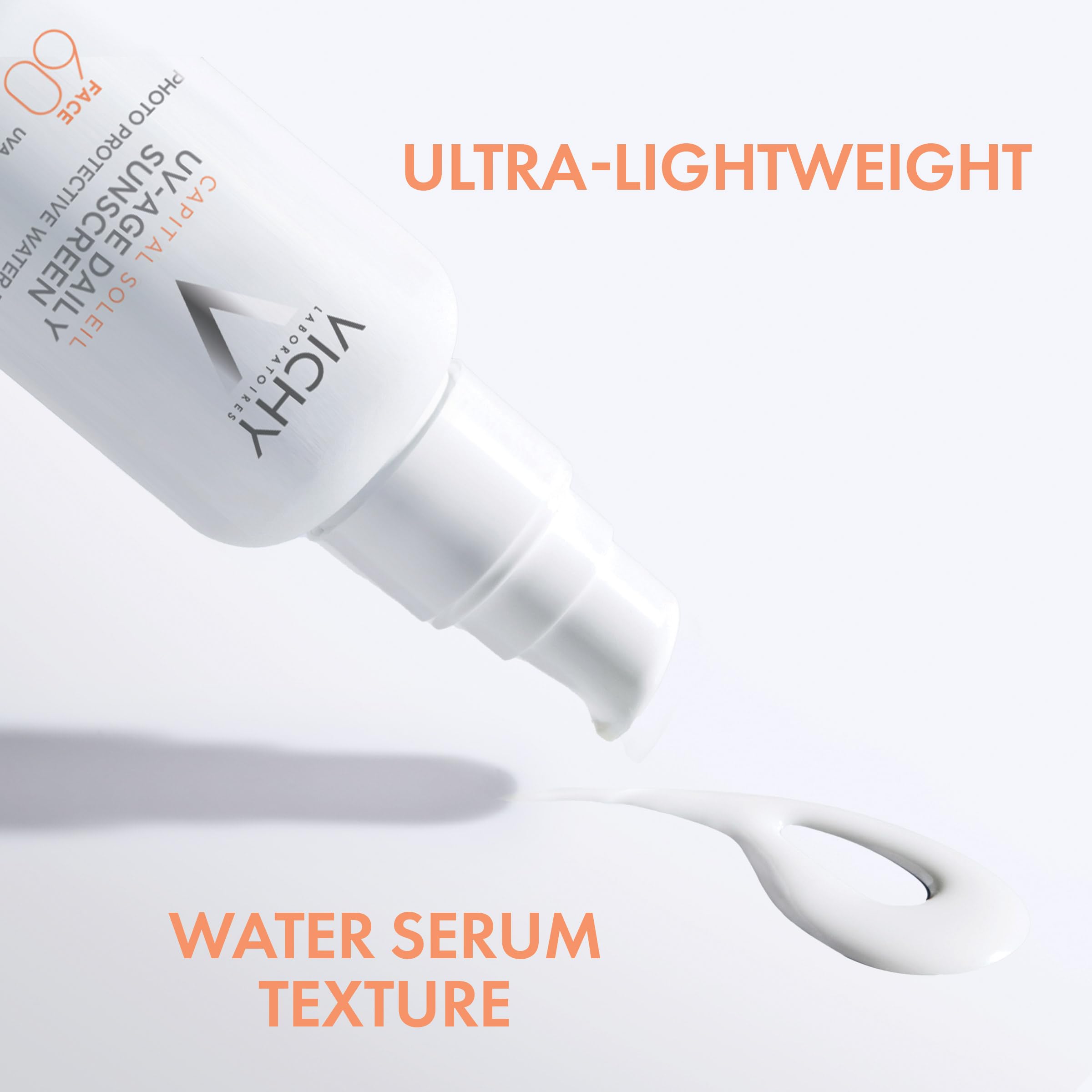 Vichy Ideal Soleil Emulsion SPF 50 - Water-Resistant, Hypoallergenic Face Sunscreen for Sensitive & Oily Skin