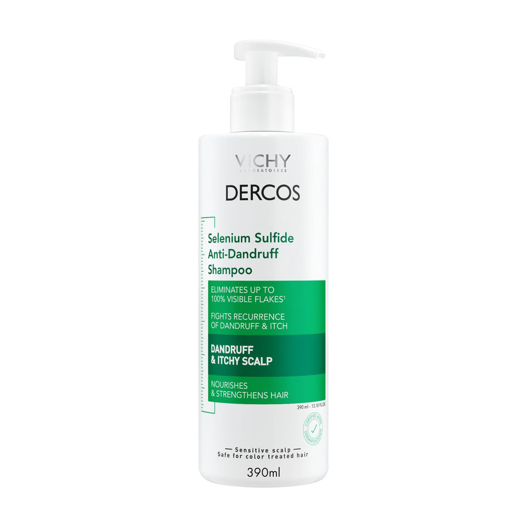 Vichy Dercos Anti-Hair Loss Shampoo with Aminexil - Strengthening, 6.76 fl oz