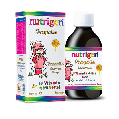 Nutrigen - Propolis Syrup for Kids - Multivitamin Supplement for Children's Health & Immune Support