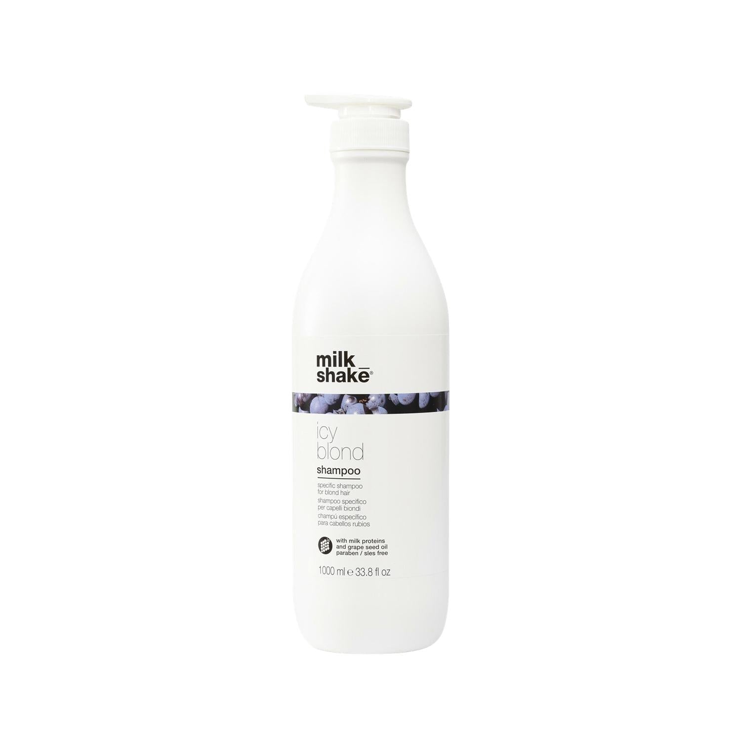 milk_shake Icy Blond Shampoo 1000ml - Blond Hair Care & Color Protection