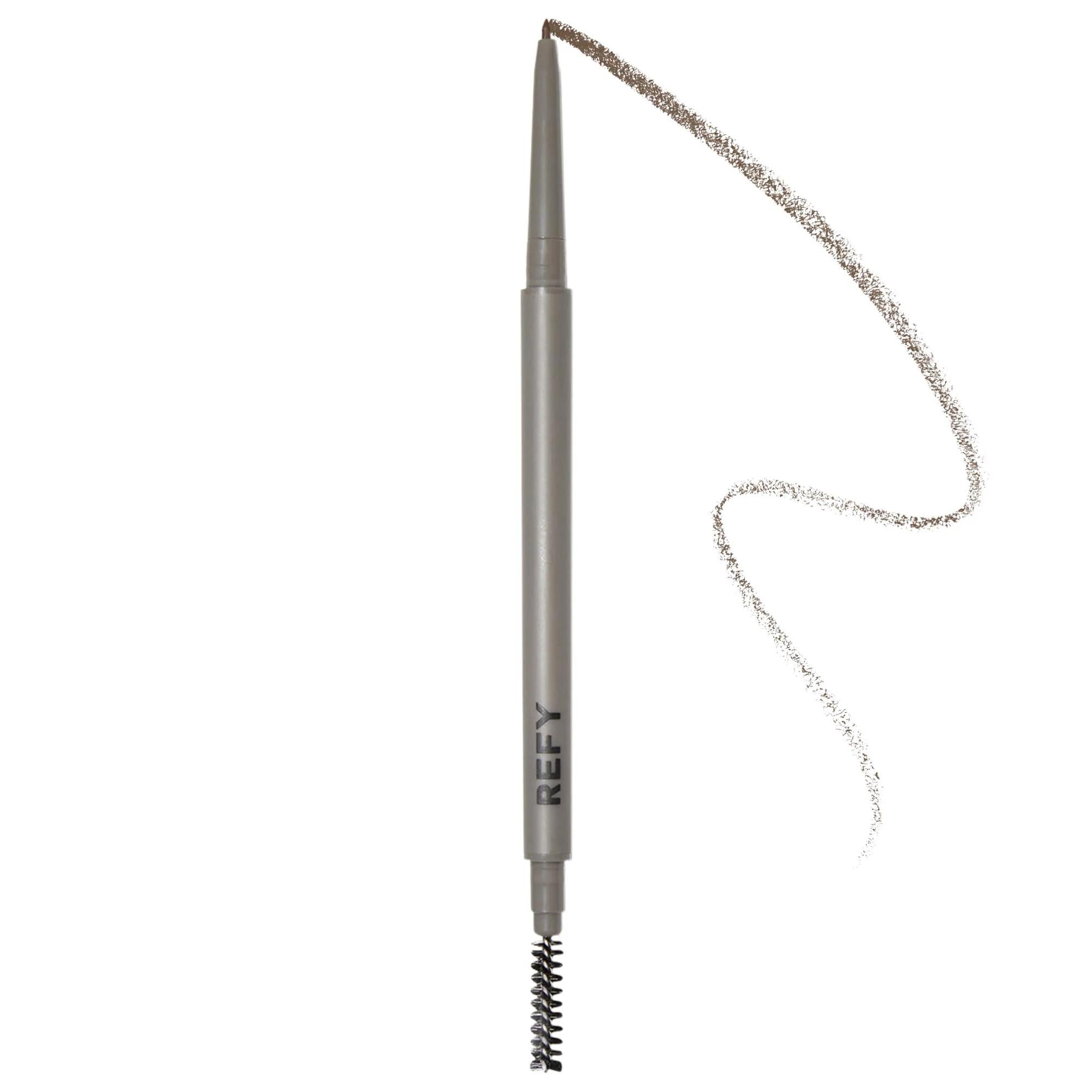REFY Brow Pencil - Ultra-Fine Tip for Hair-Like Strokes, Highly Pigmented, 3D Definition - Cruelty & Paraben Free Eyebrow Shaping