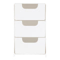 Eklips 3-Piece Clear Makeup Organizer Set