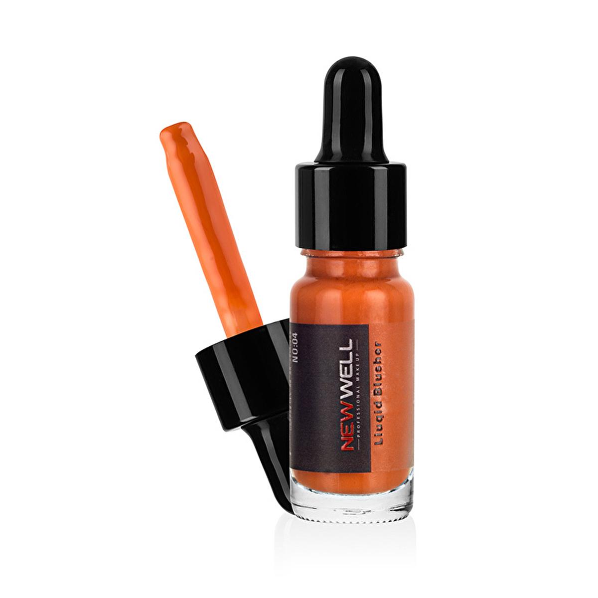 New Well Liquid Blusher - Kremsi Allık for Cheeks with Shimmering Effect