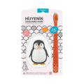 Flipper Children's Toothbrush and Penguin Storage Case - Fun and Hygienic Oral Hygiene for Kids