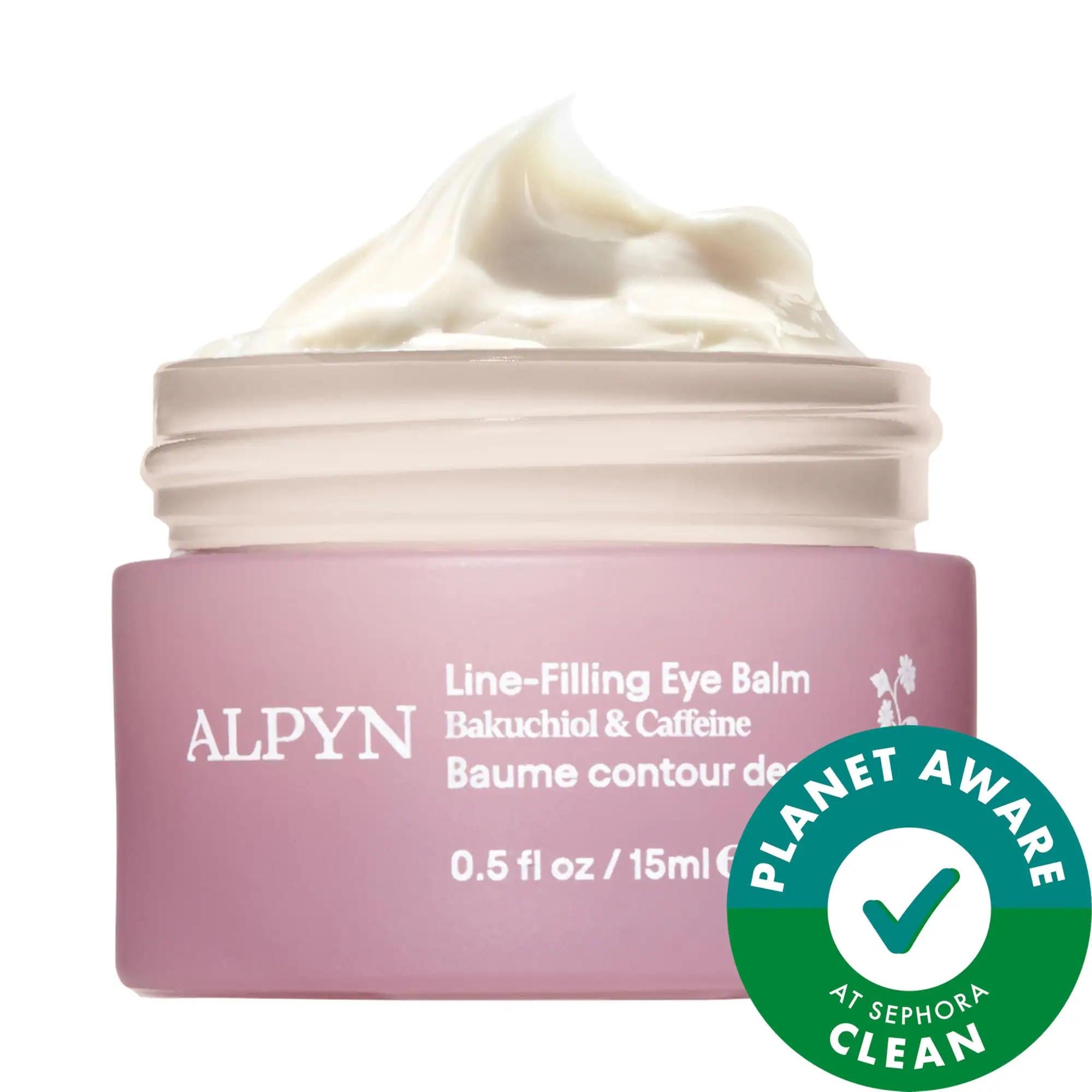 Line-Filling Eye Cream: Reduce Dark Circles, Fine Lines & Puffiness with Bakuchiol, Caffeine & Vitamin C - Vegan, Cruelty-Free