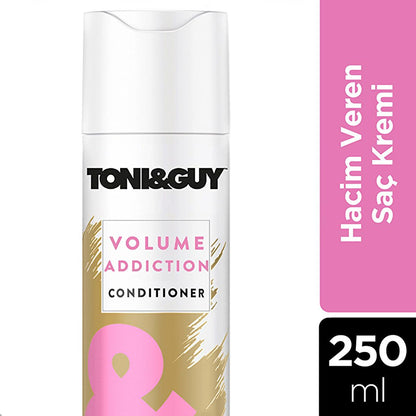 Toni&Guy Volume Addiction Hair Care Cream for Fine Hair - 250ml, Nourishing & Volumizing