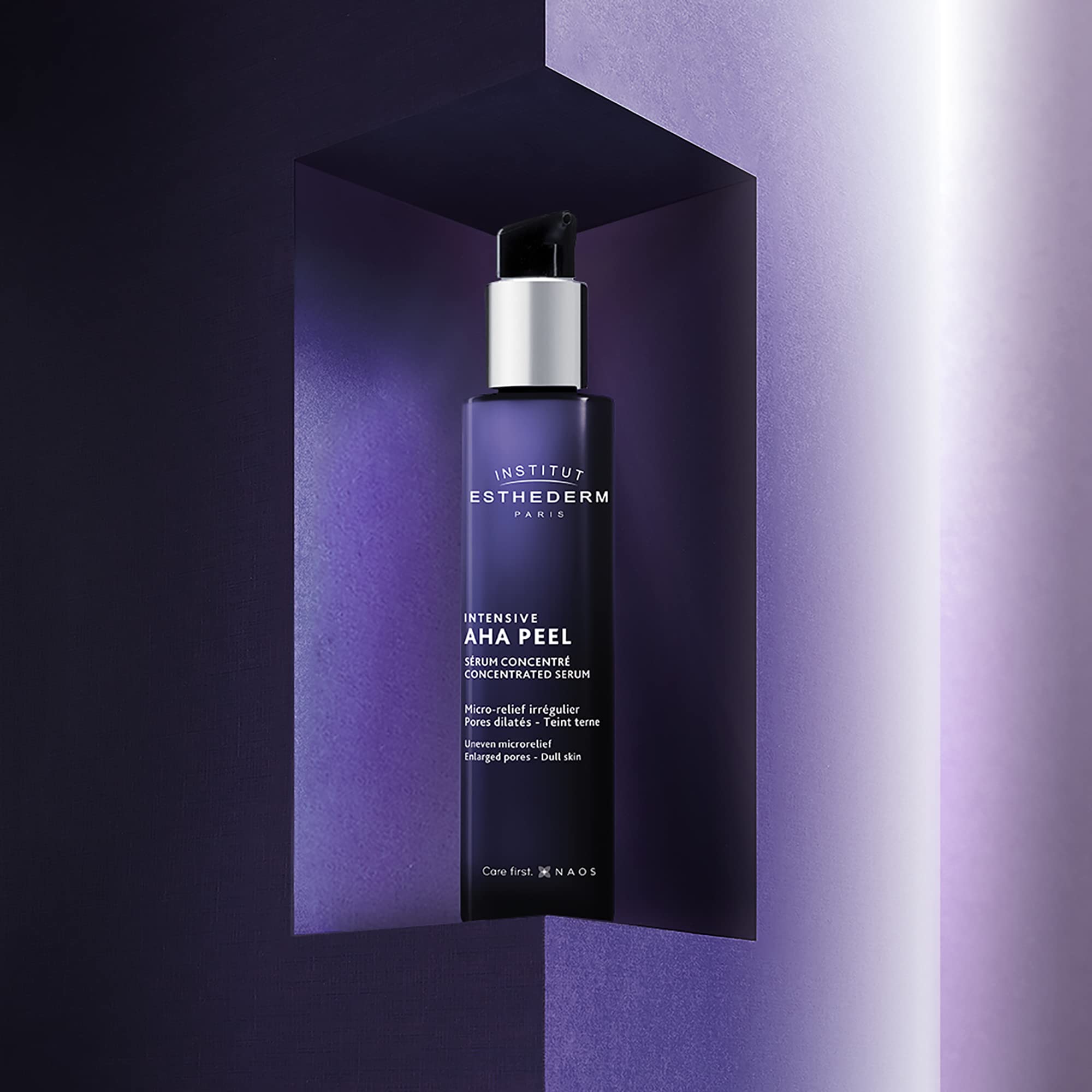 Institut Esthederm AHA Peel Gentle Serum - Gentle Exfoliant for Sensitive Skin, Evens Tone & Reduces Fine Lines
