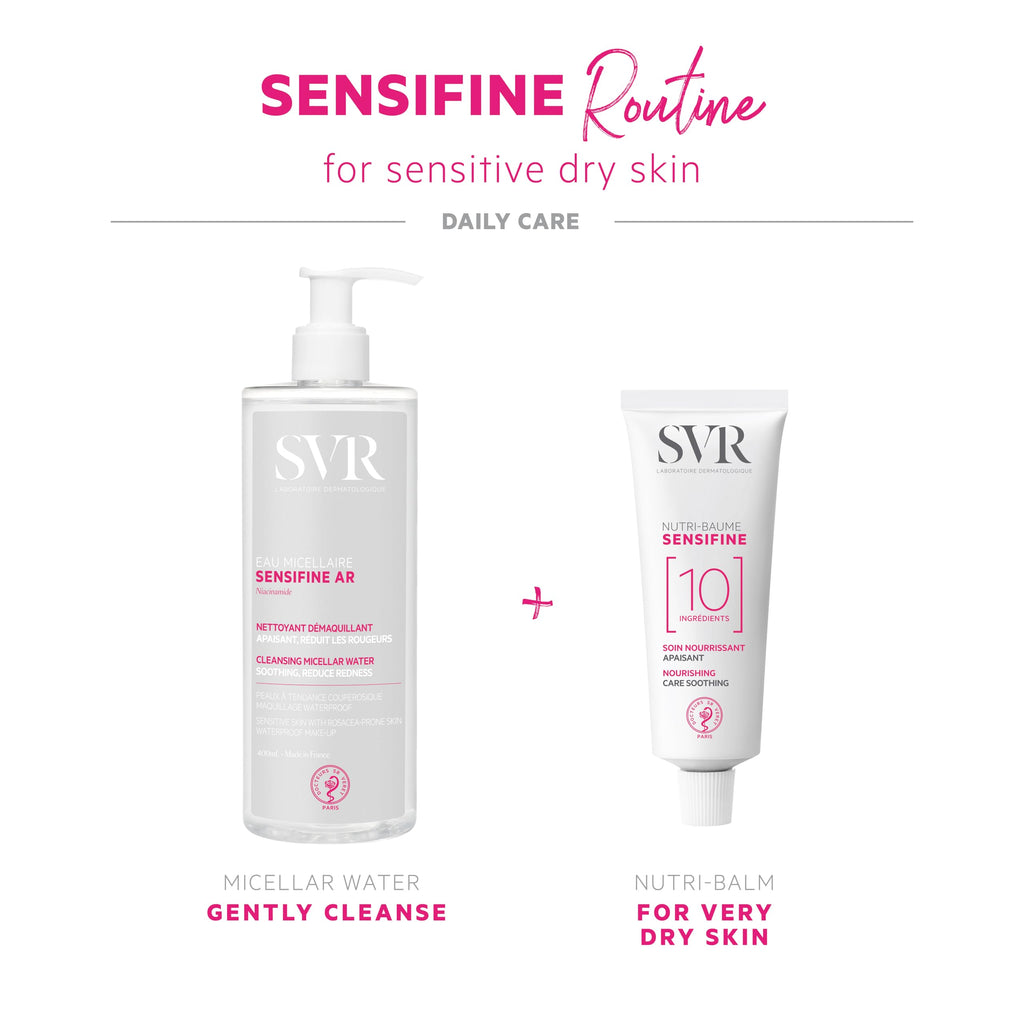 SVR Physiopure Cleansing Micellar Water - Gentle Makeup Remover for Sensitive Skin, 13.53 fl oz