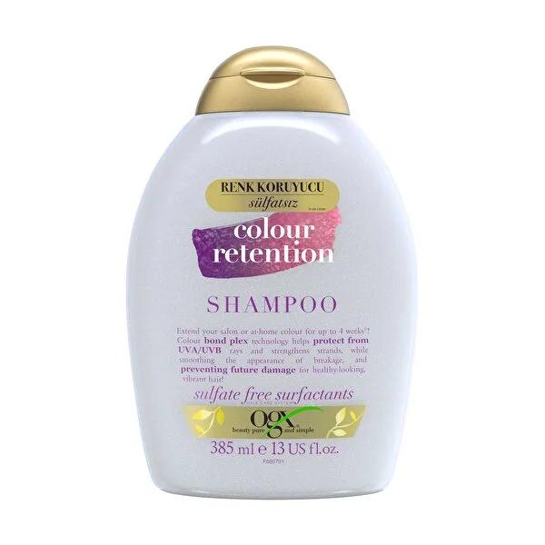 OGX Colour Retention Shampoo - Sulfate-Free, Color Protecting & Moisturizing for Vibrant Hair