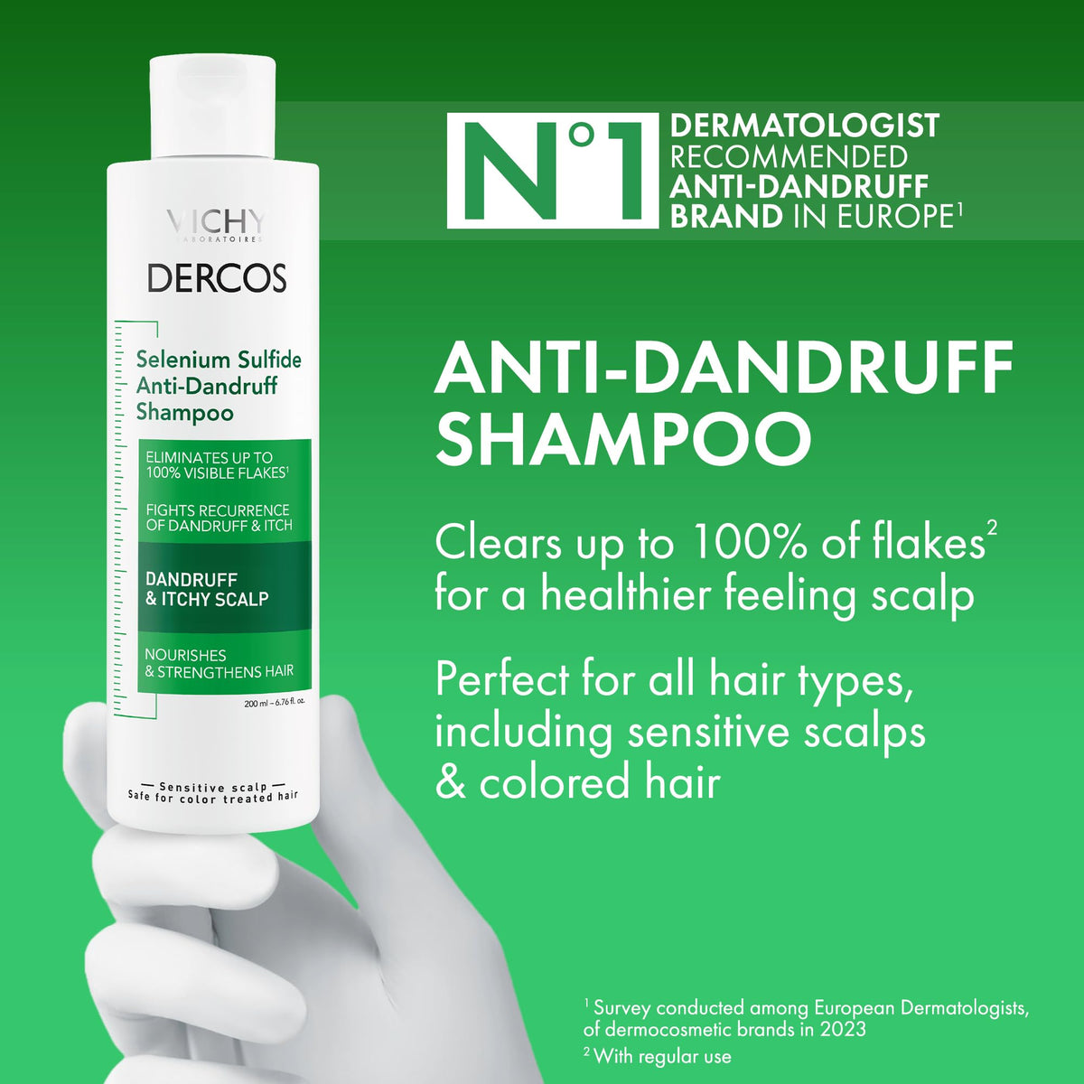 Vichy Dercos Energisant Anti-Hair Loss Hair Cream 200ml - Strengthens & Nourishes Hair