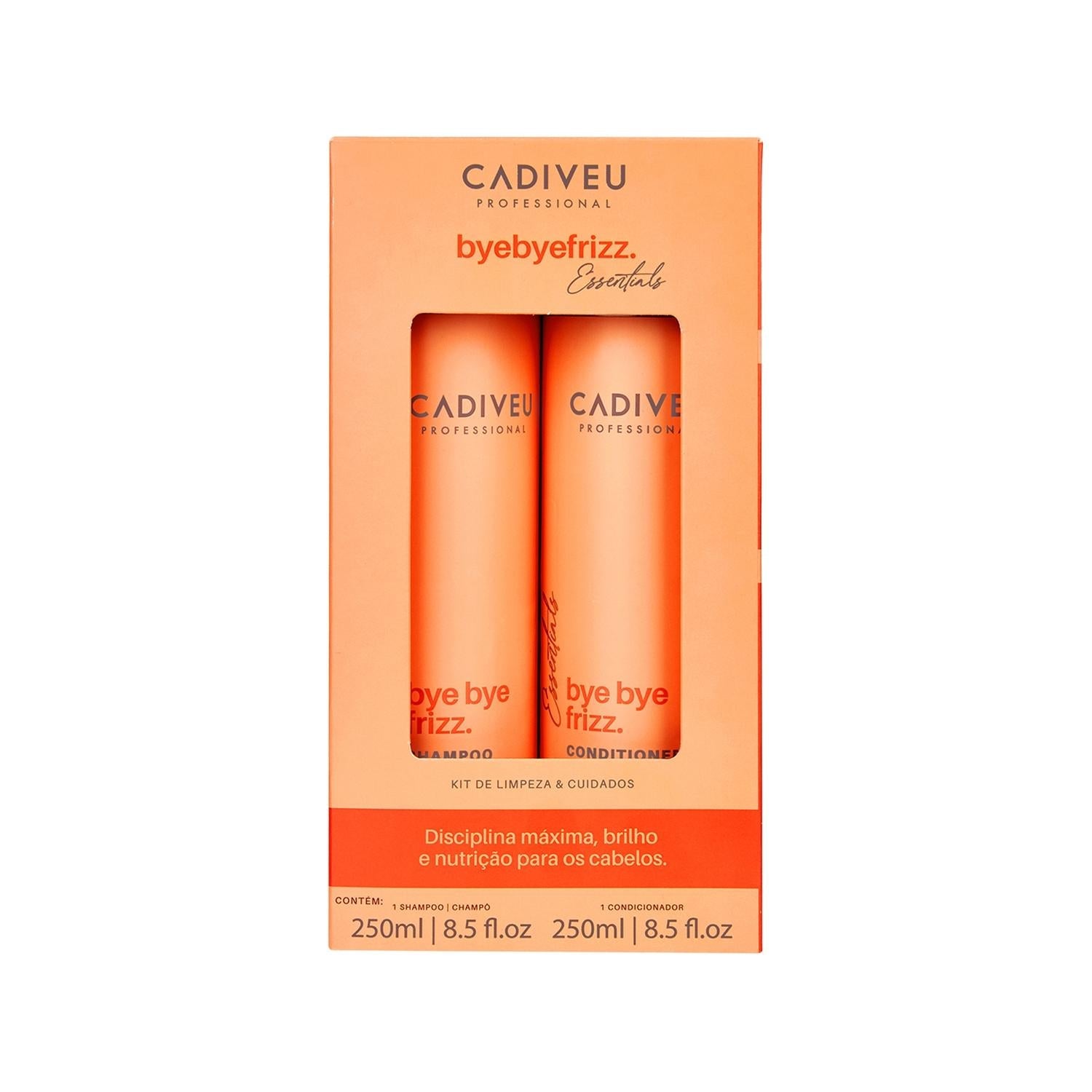 Cadiveu Essentials Bye Bye Frizz Shampoo & Conditioner Set 2x250ml