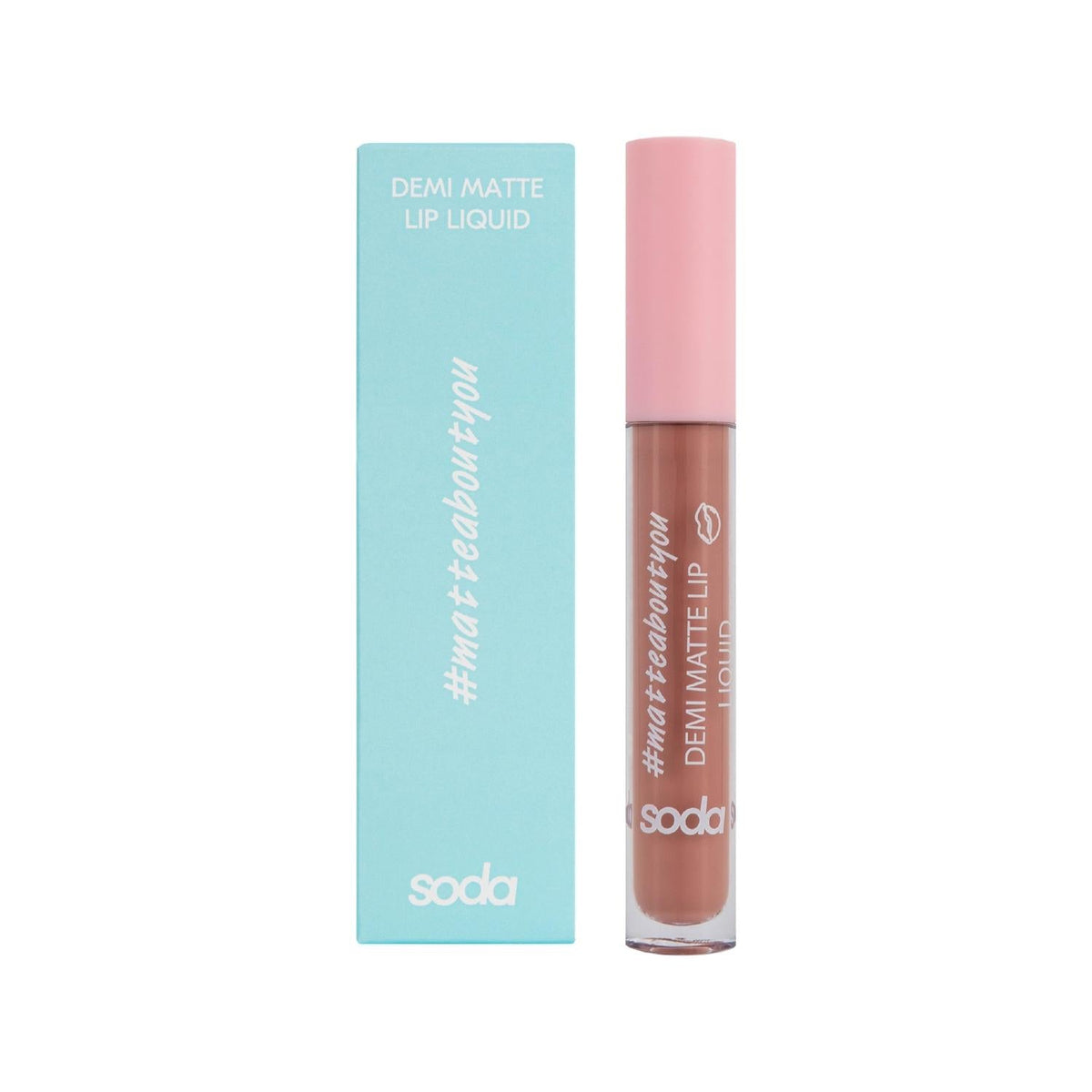 Soda Demi Matte Liquid Lipstick 012 - Matte Finish 0.12 fl oz