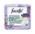 Facelle Ultra Normal Sanitary Pads with Aloe Vera, 16 Count