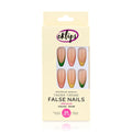 Eklips Colored French Almond Press-On Nails 24 Count