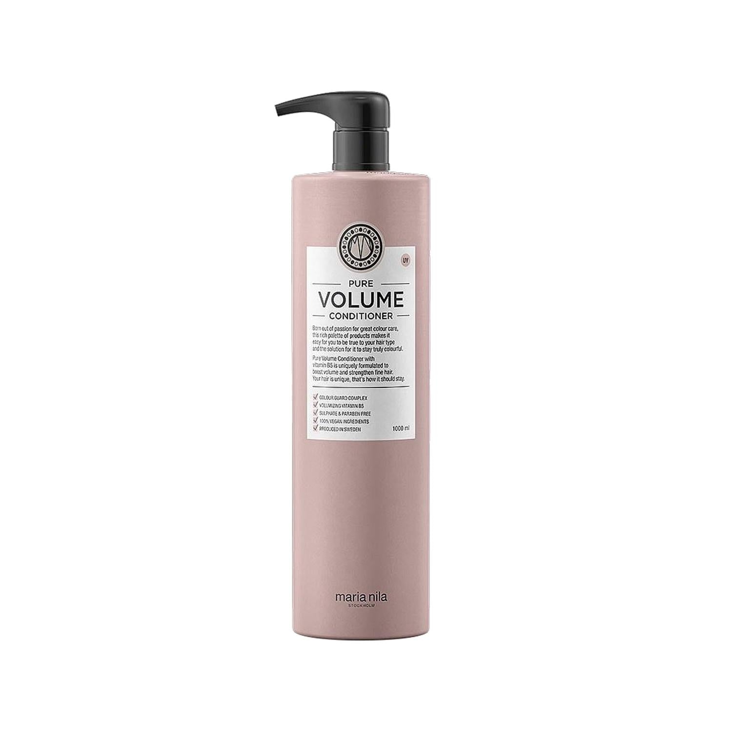 Maria Nila Pure Volume 1000ml Hair Care Cream for Volumizing and Nourishing - 33.81 fl oz