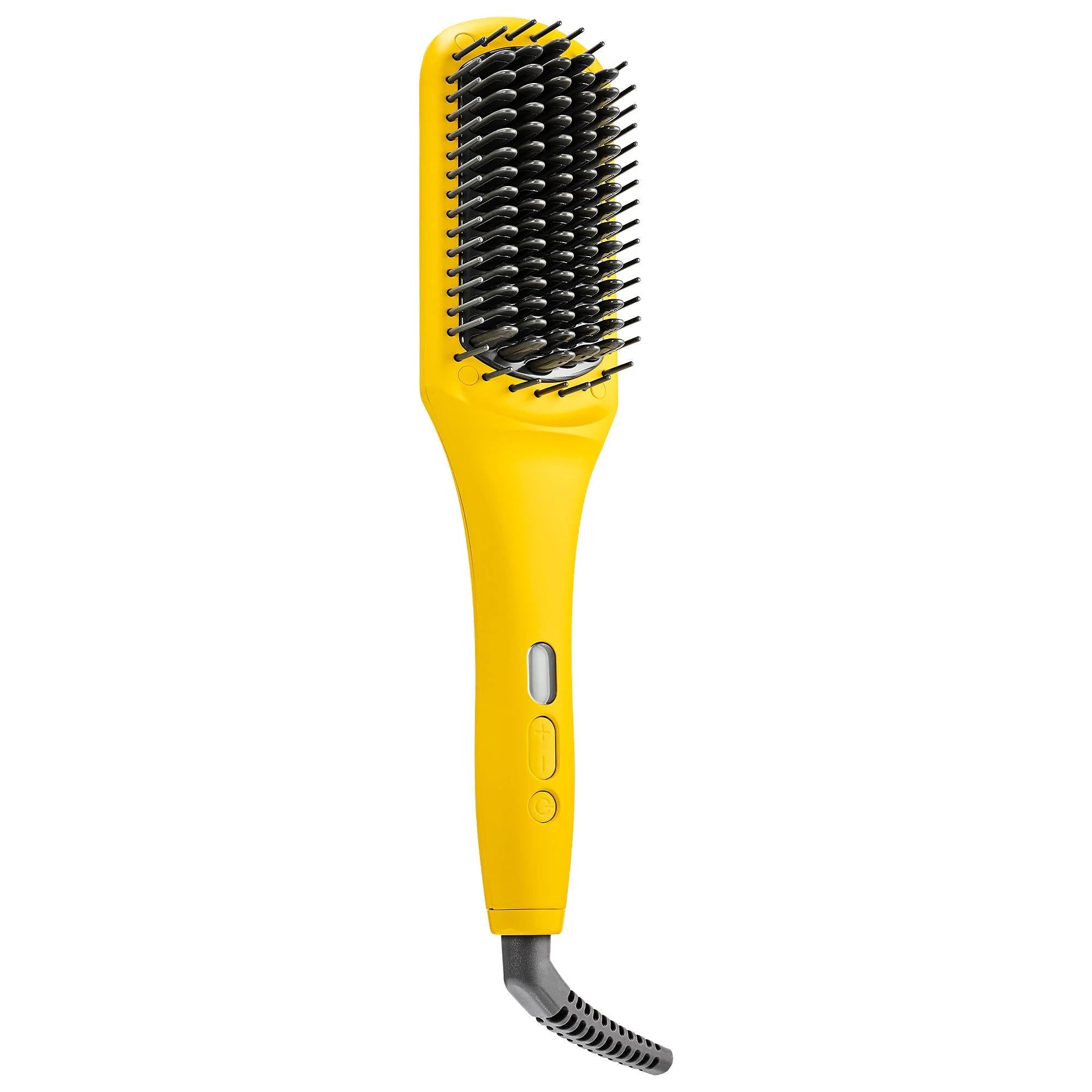 The Brush Crush Heated Straightening Brush - Ionic Hair Styler with Digital Temperature Control