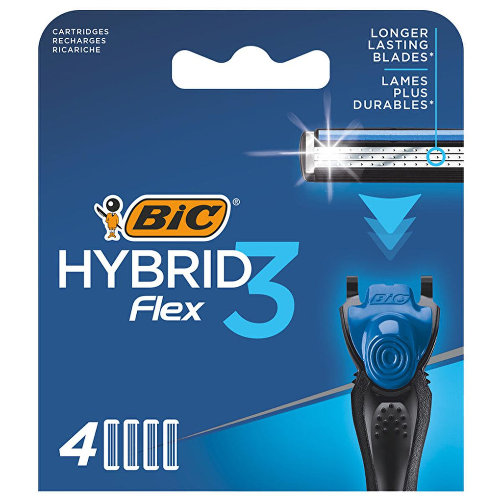 BIC Flex3 Shaving Razor - 3 Blade Titanium Razor for Men with Comfort Features