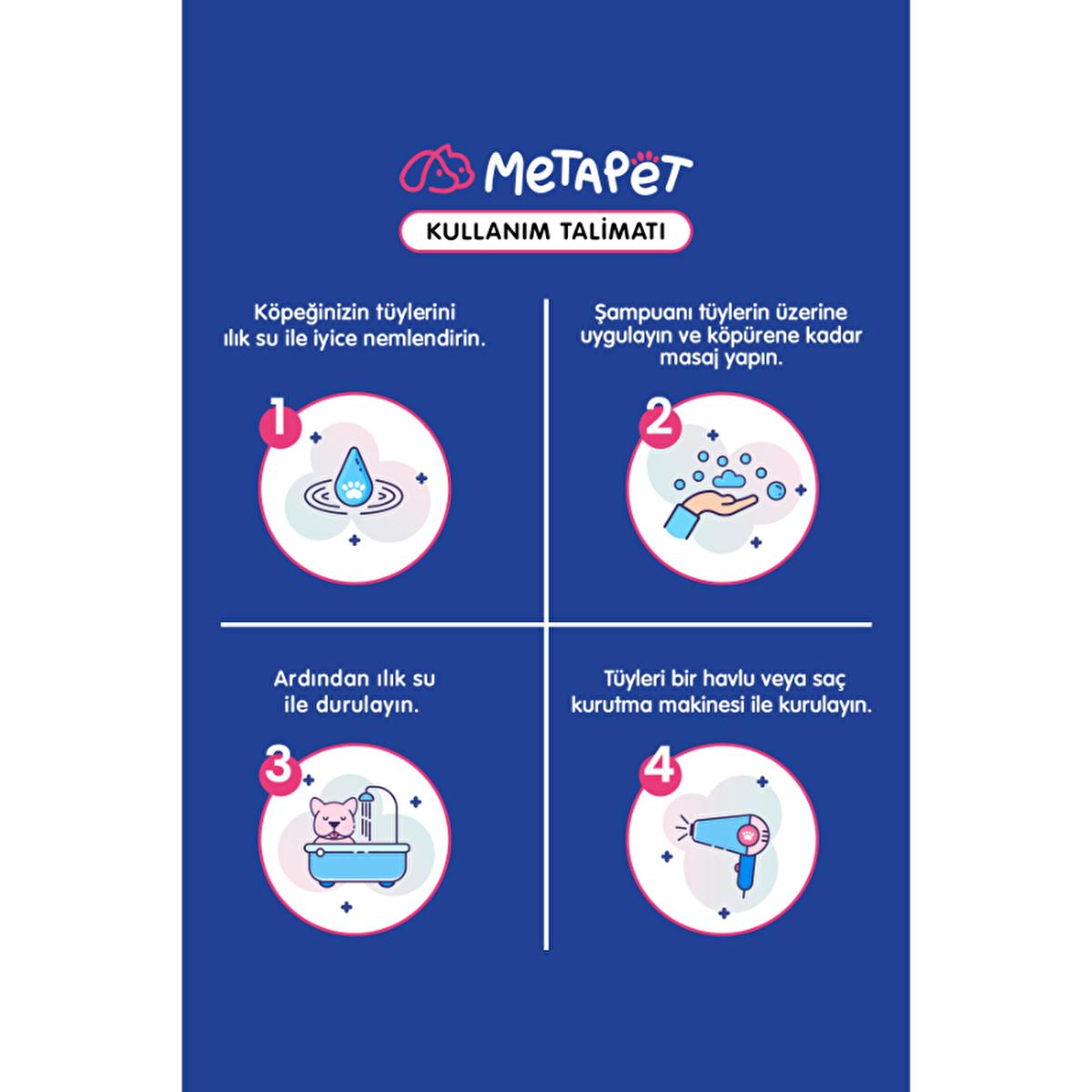 Metapet Organic Dog Shampoo - Gentle, Natural, and Effective for Sensitive Skin - 8.45 fl oz