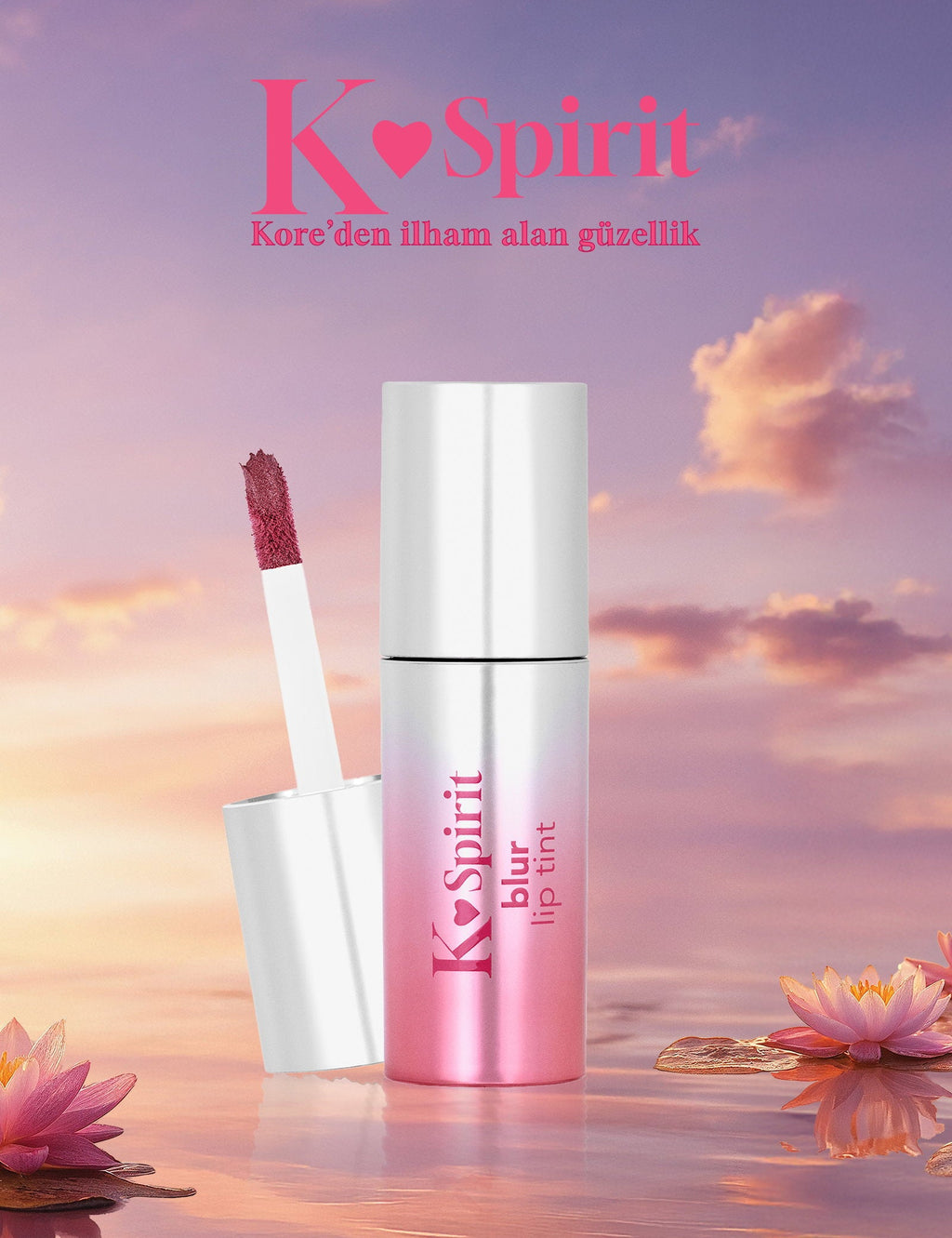 Flormar K-Spirit Blur Lip Tint Moisturizing Matte Lipstick