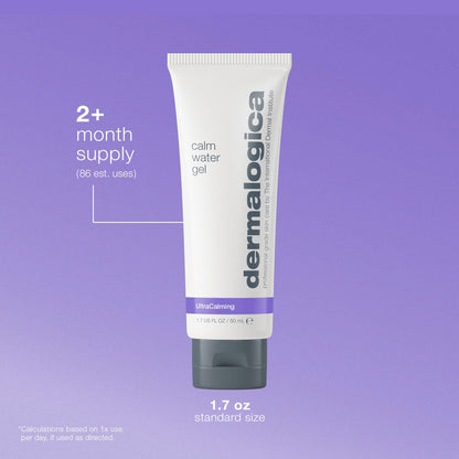 Dermalogica Calm Water Gel - Lightweight Moisturizing Gel for Sensitive Skin, Fragrance-Free, 1.69 fl oz