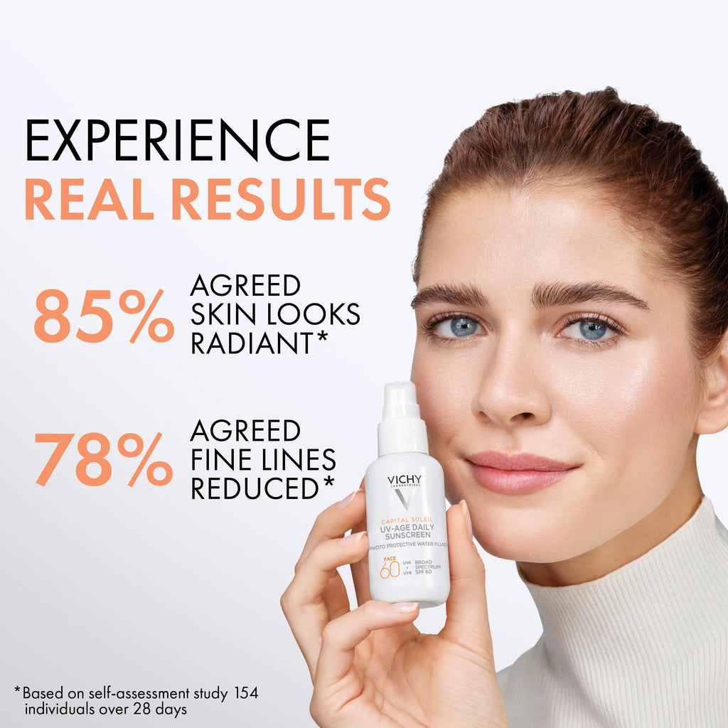 Vichy Capital Soleil UV-Clear SPF50+ Sunscreen for Oily & Acne-Prone Skin - Mattifying, Water-Resistant Formula