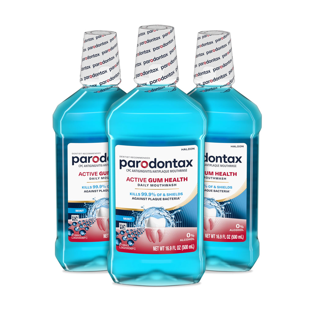 Parodontax Hyaluronic Acid Daily Mouthwash 500ml - Maintains Gum Health & Oral Hygiene