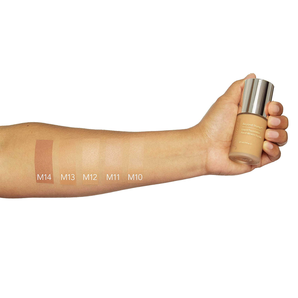 Jane Iredale Beyond Matte Liquid Foundation M12 - Mineral Liquid Makeup for Flawless Matte Finish